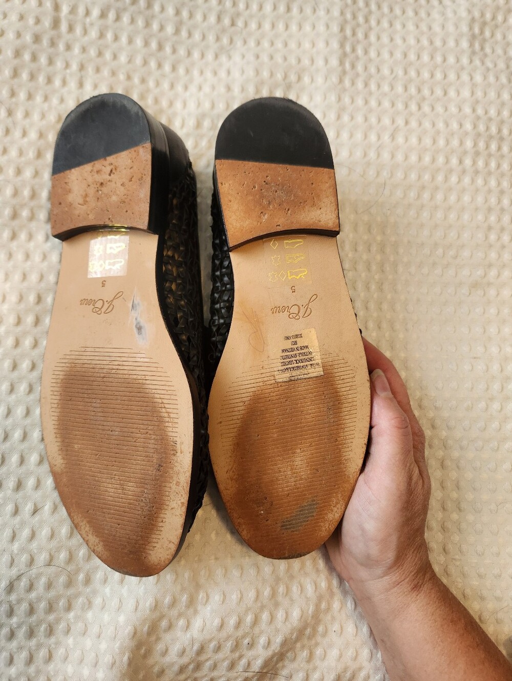 Women's Leather J Crew Shoes Size 5 - Picture 7 of 8